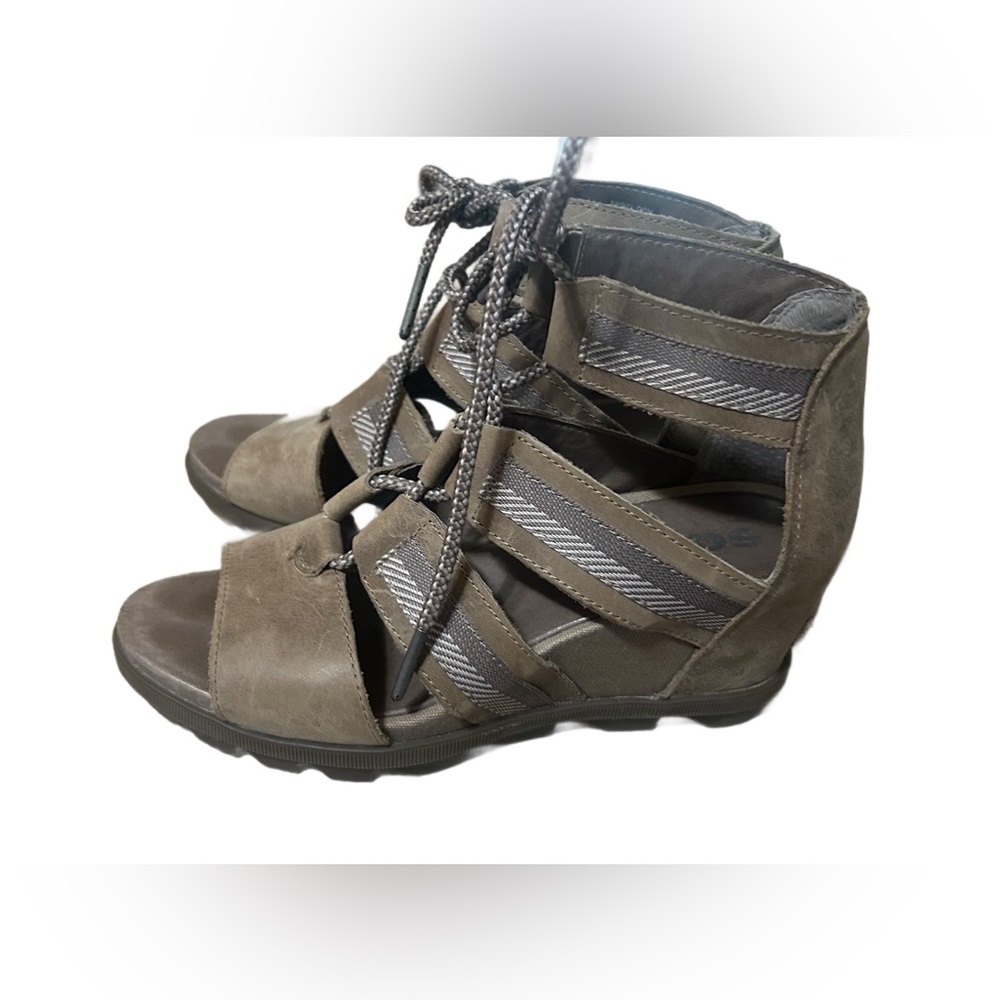 SOREL Joanie II Lace Wedge Sandal - Picture 2 of 8